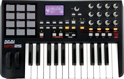 Лот: 10349038. Фото: 1. Akai MPK 25 (Midi клавиатура). MIDI-оборудование
