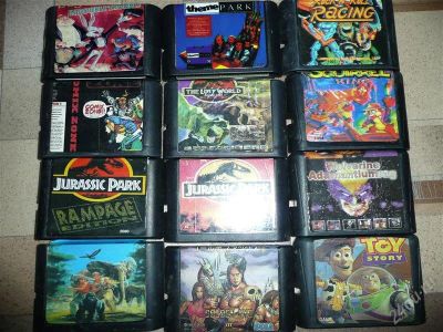 Лот: 1332629. Фото: 1. картриджи sega сега 12шт+коробочки... Игры для консолей