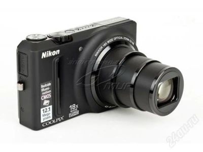 Лот: 1813439. Фото: 1. Nikon S9100 18х(optic) FullHD. Цифровые компактные