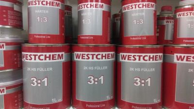 Лот: 10758436. Фото: 1. Westchem 3+1/750+250ml (серый... Всё для покраски