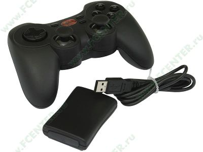 Лот: 10488237. Фото: 1. Logitech Cordless Rumblepad 2. Рули, джойстики