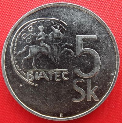 Лот: 4017917. Фото: 1. (№3375/LF) 5 крон 1995 (Словакия... Европа