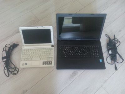 Лот: 11825834. Фото: 1. Ноутбук Lenovo и нетбук Samsung... Ноутбуки