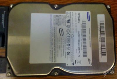 Лот: 924443. Фото: 1. HDD Samsung (80GB/7200rpm/2M/IDE... Жёсткие диски (HDD)
