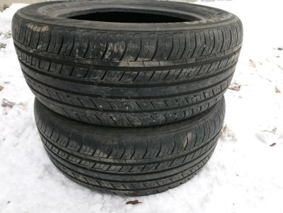 Лот: 12604880. Фото: 1. Пара летних шин Hankook Optimo... Шины