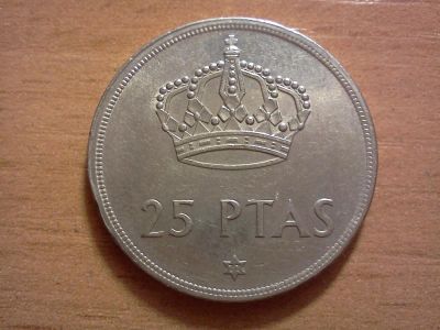 Лот: 6413898. Фото: 1. 25 песет испания 1975. Европа
