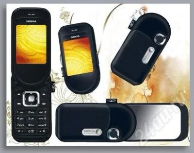 Лот: 169615. Фото: 1. nokia 7373 черный в хорошем состоянии... Кнопочные мобильные телефоны