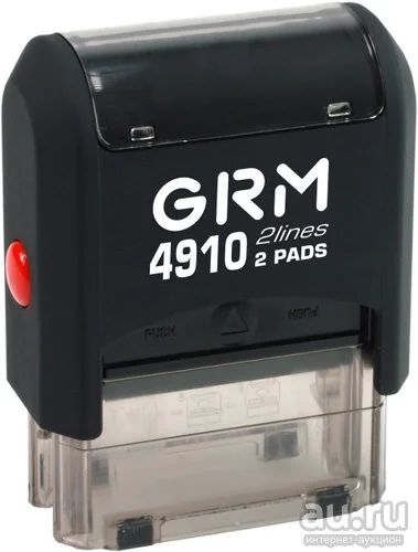 Лот: 13989502. Фото: 1. GRM 4910 2 Pads (26 x 10 мм) -... Печати, штампы, оснастки