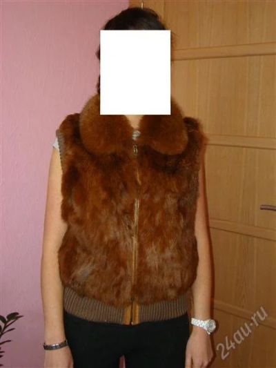 Лот: 819669. Фото: 1. Жилетка из кролика. Верхняя одежда