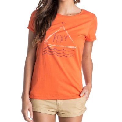 Лот: 6561505. Фото: 1. Футболка Roxy Basic Crew E ERJZT03089... Футболки, топы и майки