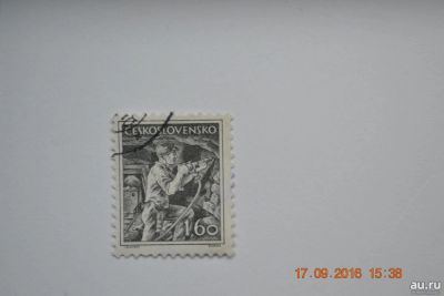 Лот: 8852239. Фото: 1. Марка Чехословакии 1954г. Армия... Марки