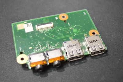 Лот: 11853215. Фото: 1. Плата USB и AUDIO разъемов+Картридер... Платы расширения, контроллеры, доп. порты