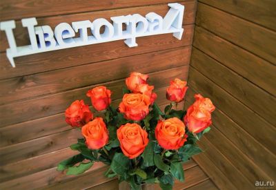 Лот: 8336635. Фото: 1. Цветы.Роза OrangeCrush, Доставка... Свежие цветы
