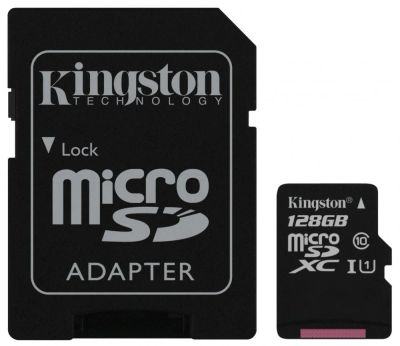 Лот: 12330923. Фото: 1. Карта памяти MicroSD 128GB Kingston... Карты памяти