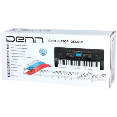 Лот: 17758685. Фото: 1. Синтезатор denn dek612. Клавишные