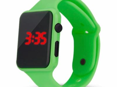 Лот: 14553841. Фото: 1. Зеленые Мужские или Женские наручные... Смарт-часы, фитнес-браслеты, аксессуары
