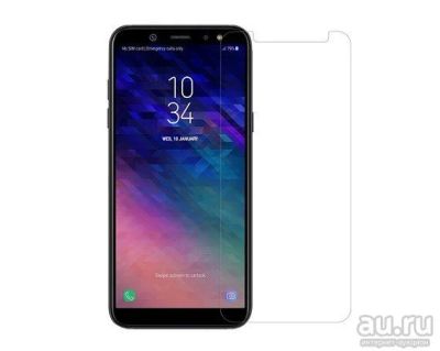 Лот: 13384686. Фото: 1. Защитное стекло Samsung A600F... Защитные стёкла, защитные плёнки