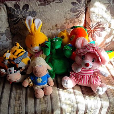 Лот: 7406700. Фото: 1. Мягкие игрушки (подарю!). Мягкие