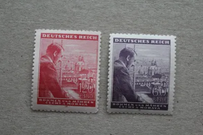Лот: 24846726. Фото: 1. Германия 1943 года. 3 Рейх. Богемия... Марки