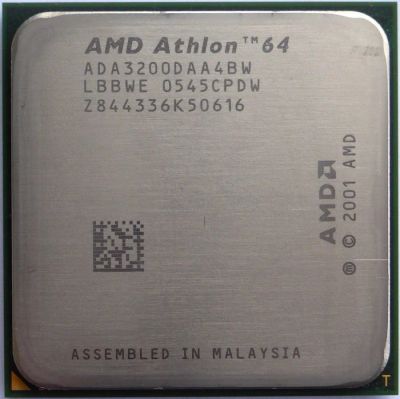 Лот: 9762602. Фото: 1. AMD Athlon 64 3200+ [ADA3200DAA4BW... Процессоры