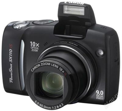 Лот: 4754374. Фото: 1. Цифровой фотоаппарат Canon SX110... Цифровые компактные