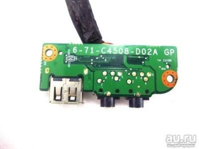 Лот: 8762258. Фото: 1. Плата с разъемами USB, audio для... Платы расширения, контроллеры, доп. порты