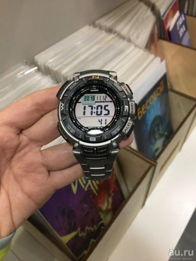 Лот: 13113889. Фото: 1. Casio Pro Trek PRG-240T-1E. Оригинальные наручные часы