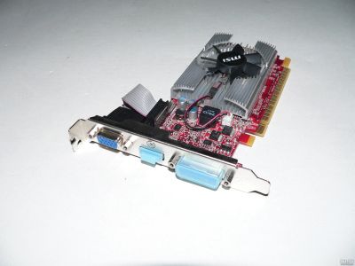 Лот: 17385236. Фото: 1. PCI-E 2048Mb MSI GeForce GT520. Видеокарты