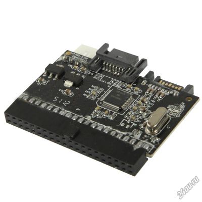 Лот: 6878302. Фото: 1. IDE to SATA / SATA to IDE адаптер... Шлейфы, кабели, переходники