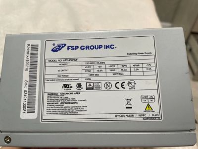 Лот: 24947663. Фото: 1. Блок питания 450w. Корпуса, блоки питания