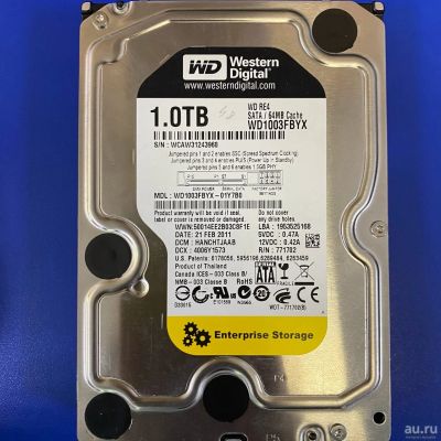 Лот: 17210787. Фото: 1. Жесткий диск 1000GB Western Digital... Жёсткие диски