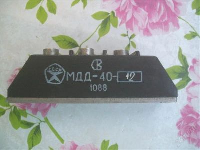 Лот: 2952423. Фото: 1. диодная сборка мдд-40 12. Диоды и тиристоры