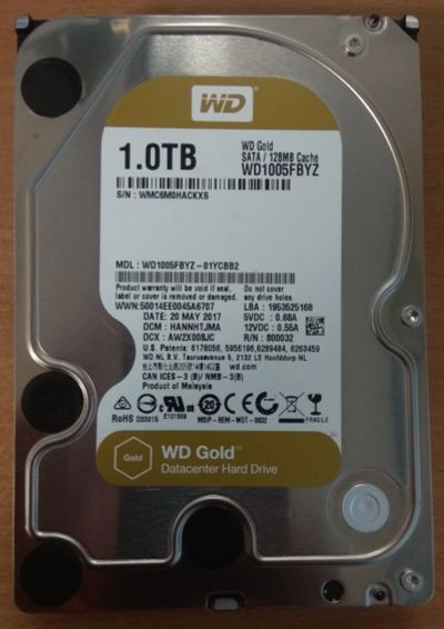 Лот: 14595605. Фото: 1. Жесткий диск 3,5 Western Digital... Жёсткие диски (HDD)