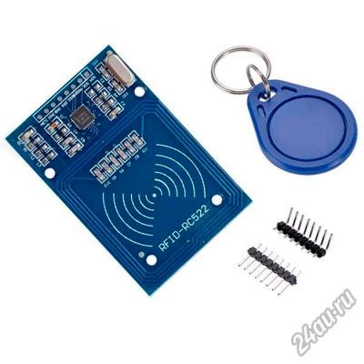 Лот: 13443903. Фото: 1. Считыватель RFID RC522 13.56MHz... Микроконтроллеры