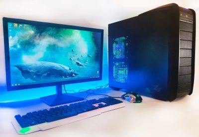 Лот: 16848287. Фото: 1. Игровой ПК 4 ядра, 8gb, HDD 250gb... Компьютеры в сборе