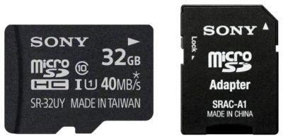 Лот: 4654139. Фото: 1. Карта памяти Microsdhc 32Gb Sony... Карты памяти