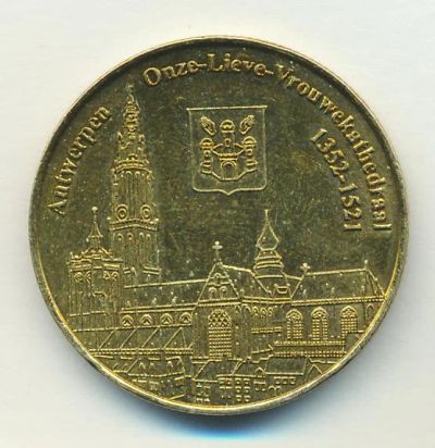 Лот: 11572663. Фото: 1. Бельгия 2009 туристический жетон... Сувенирные