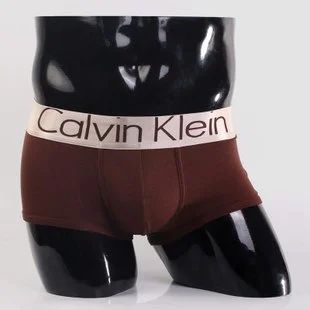 Лот: 7058844. Фото: 1. Трусы Calvin Klein Steel (коричневые... Нижнее бельё