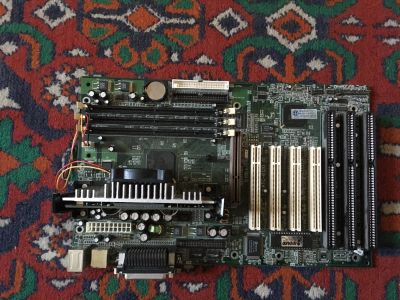 Лот: 11033217. Фото: 1. Материнская плата +проц Pentium... Материнские платы
