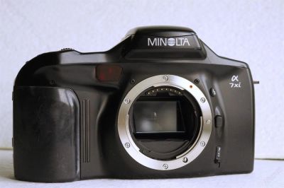 Лот: 8250344. Фото: 1. Minolta 7xi+Чипы для творческой... Плёночные зеркальные