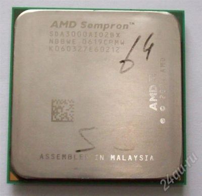 Лот: 270731. Фото: 1. Процессор AMD Sempron 3000+ 1... Процессоры