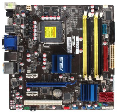 Лот: 14932489. Фото: 1. Отличная мать под LGA 775: ASUS... Материнские платы