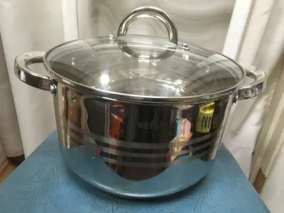 Лот: 25377157. Фото: 1. Кастрюля 4,0 л Фултон, нержавеющая... Кастрюли