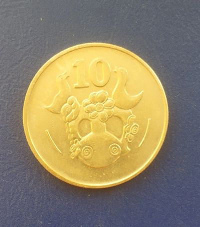 Лот: 25005879. Фото: 1. Кипр 10 центов 1983 г. Европа