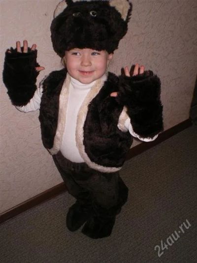 Лот: 1344539. Фото: 1. костюм мишки на 3-5лет. Детские карнавальные, праздничные костюмы