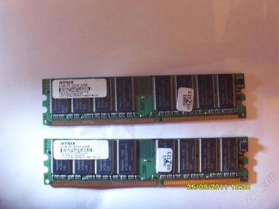 Лот: 1188263. Фото: 1. Оперативная память HYNIX 1GB DDR... Оперативная память
