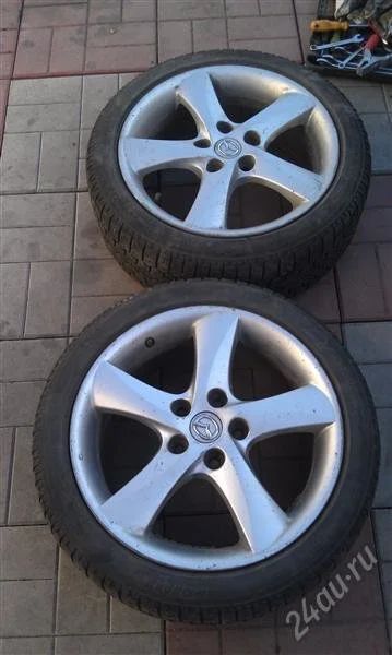 Лот: 1786892. Фото: 1. Литье оригинальное MAZDA R17 7J. Диски
