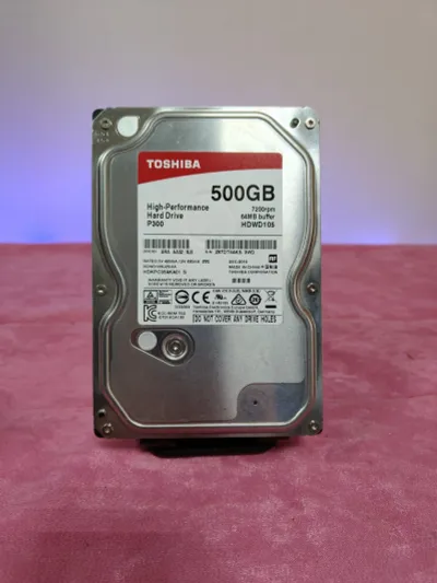 Лот: 25057449. Фото: 1. Жесткий диск 500 ГБ/3.5"/7200... Жёсткие диски (HDD)