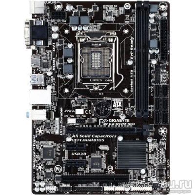 Лот: 9086718. Фото: 1. Материнская плата Gigabyte GA-H97M-HD3. Материнские платы