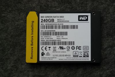 Лот: 19550610. Фото: 1. SSD WD Green SATA, 240 GB, 2.5... SSD-накопители